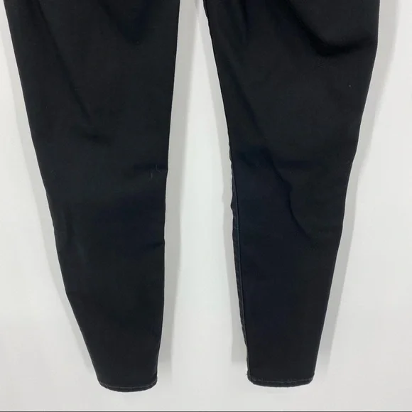 J. Crew 10" Highest-Rise Toothpick Jean in True Black Stretchy Size 28 - Picture 8 of 12